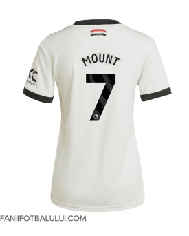 Manchester United Mason Mount #7 Tricou Fotbal Replică 2024-25 Femei Treilea